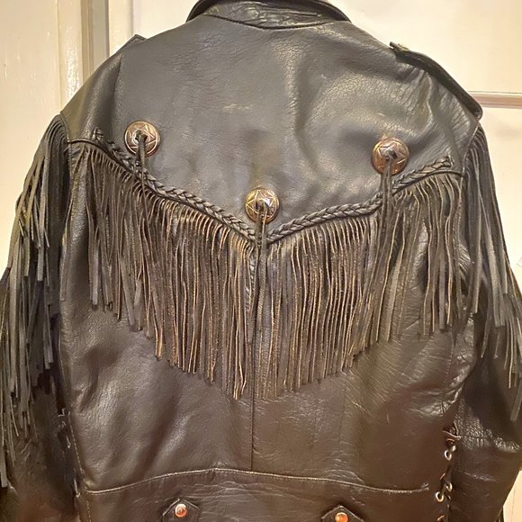 Vintage Leather Motorcycle Jacket - Picture 2 of 8